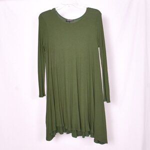 LTX Sportswear Women's Olive Green Tunic Dress Size Medium